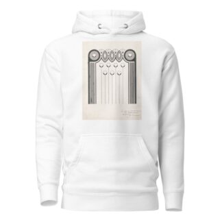 Ornamentale boekdrukstempel voor een boekband by Samuel Jessurun de Mesquita Hoodie