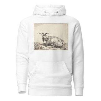 Liggende ged by Marcus de Bye Hoodie