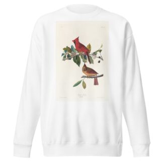 Cardinal grosbeak by John James Audubon Sweatshirt