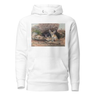 The Fennec Fox by Joseph Wolf Hoodie