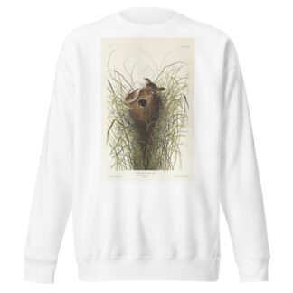 Nutalls lesser-marsh wren by John James Audubon Sweatshirt