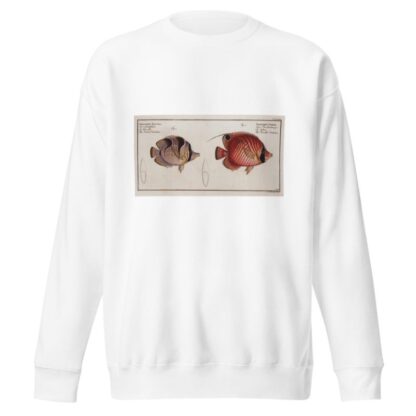 1. Chaetodon Setifer, The Bristle-Chetodon; 2. Chaetodon Falcula, The Sickle-Chetodon. by Marcus Elieser Bloch Sweatshirt