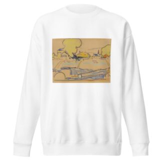 Landschaft bei Dresden by Ernst Ludwig Kirchner Sweatshirt
