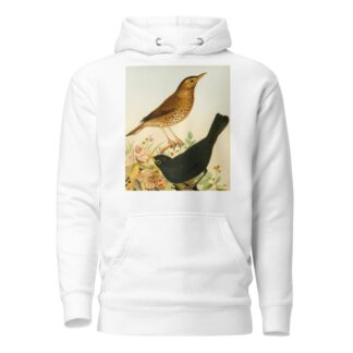 Song Thrush And Blackbird by W. A . Blakston Hoodie