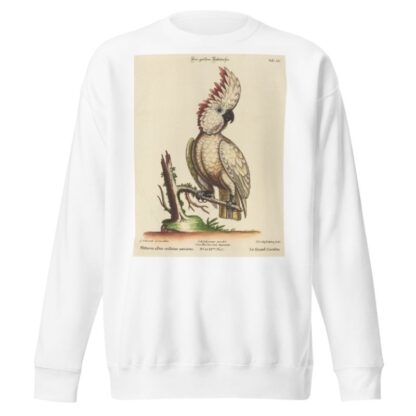 Psittacus albus cristatus maximus by Johann Sebastian Leitner Sweatshirt