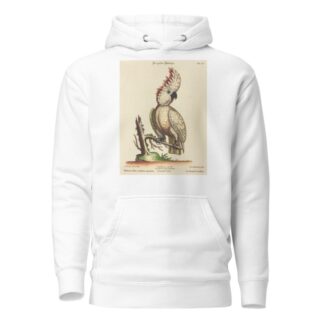 Psittacus albus cristatus maximus by Johann Sebastian Leitner Hoodie