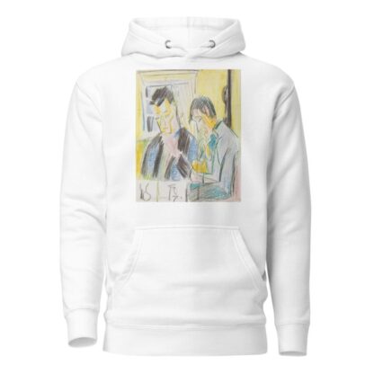 Zwei Männer am Tisch by Ernst Ludwig Kirchner Hoodie