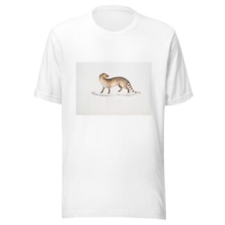 Pale Genet, Viverra pallida by John Edward Gray T-Shirt