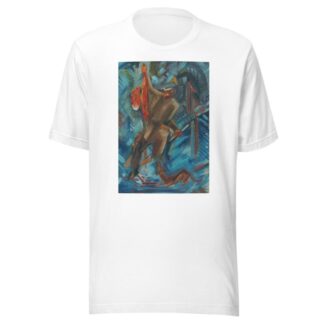 Hunter with a Fox in His Hand by Arnold Peter Weisz-Kubínčan T-Shirt