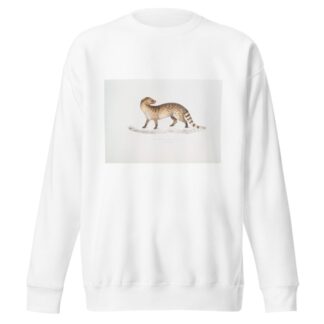 Pale Genet, Viverra pallida by John Edward Gray Sweatshirt