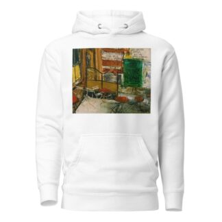 Café Terrace with Posters by Saeki Yūzō Hoodie