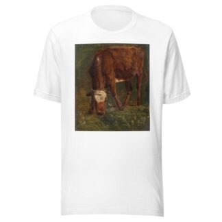 Grazing red heifer. Study by Johan Thomas Lundbye T-Shirt
