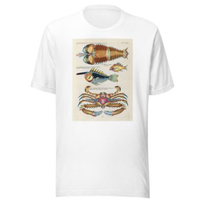Poissons, ecrevisses et crabes, de diverses couleurs et figures extraordinaires.. Pl.090 by Louis Renard T-Shirt