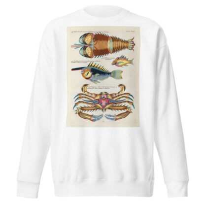 Poissons, ecrevisses et crabes, de diverses couleurs et figures extraordinaires.. Pl.090 by Louis Renard Sweatshirt