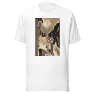 Paar im Mondlicht vor dem Haus by Ernst Ludwig Kirchner T-Shirt