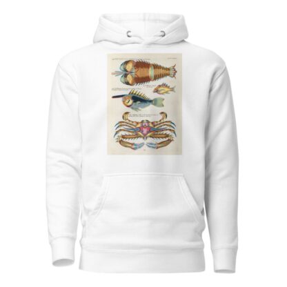 Poissons, ecrevisses et crabes, de diverses couleurs et figures extraordinaires.. Pl.090 by Louis Renard Hoodie