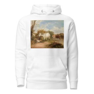 Pastoral Scene with Horse by Thomas Sidney Cooper Hoodie