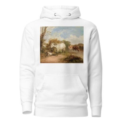 Pastoral Scene with Horse by Thomas Sidney Cooper Hoodie