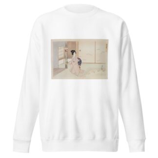 Kyōiku imayō bijin fūzoku zen Pl.01 by Toshikata Mizuno Sweatshirt