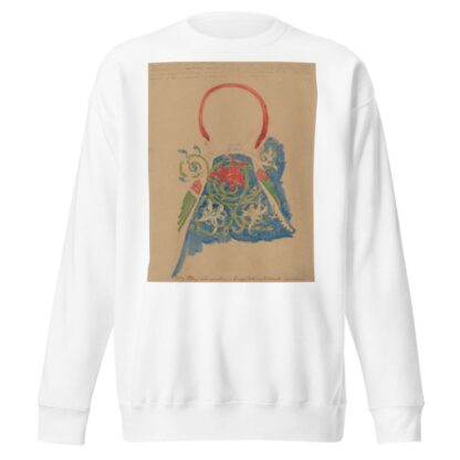 Drawing of an ornament with a motif of dragons and vines by Stanisław Wyspiański Sweatshirt