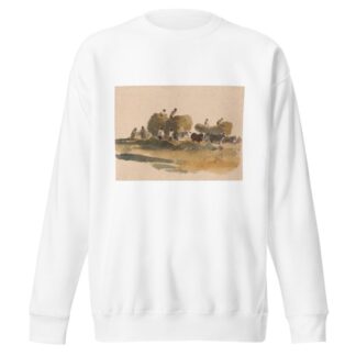Hay Wagons by Peter DeWint Sweatshirt