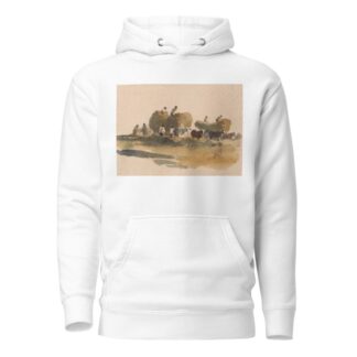 Hay Wagons by Peter DeWint Hoodie