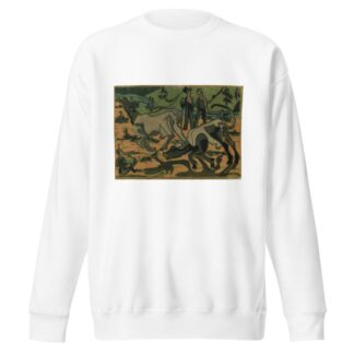 Kühe im Frühling by Ernst Ludwig Kirchner Sweatshirt