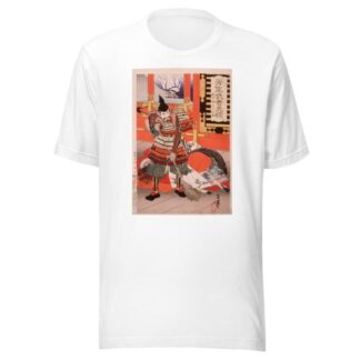 Shinchūnagon Taira no Tomomori Sweeping the Deck by Tsukioka Yoshitoshi T-Shirt