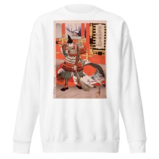 Shinchūnagon Taira no Tomomori Sweeping the Deck by Tsukioka Yoshitoshi Sweatshirt