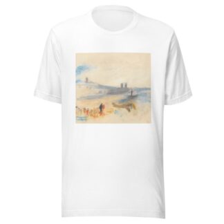 Port with Moored Steamship by Hercules Brabazon Brabazon T-Shirt