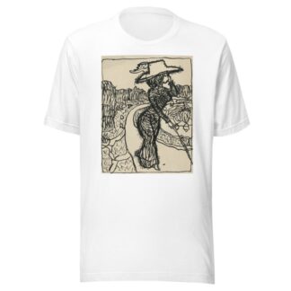 Karikatúra dámy by Konštantín Kövári-Kačmarik T-Shirt