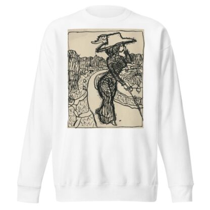 Karikatúra dámy by Konštantín Kövári-Kačmarik Sweatshirt