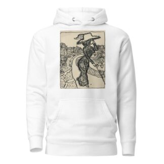 Karikatúra dámy by Konštantín Kövári-Kačmarik Hoodie