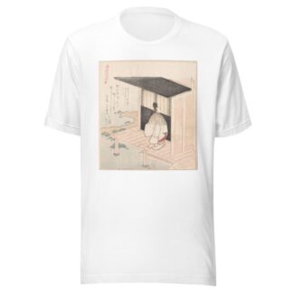 Young Nobleman Looking Inside of a House by Kubo Shunman T-Shirt