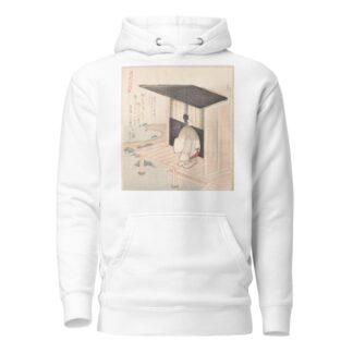 Young Nobleman Looking Inside of a House by Kubo Shunman Hoodie