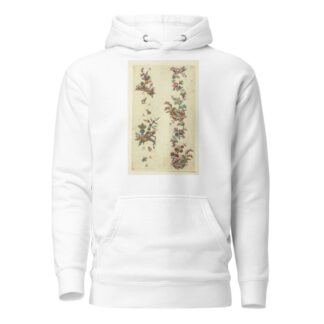 Floral design for printed textile Pl XXXI by Anonymous Hoodie