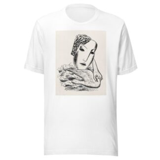 Vrouwenkop met vogel by Leo Gestel T-Shirt