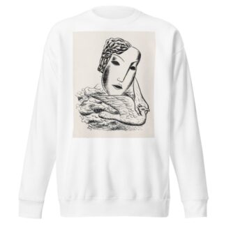 Vrouwenkop met vogel by Leo Gestel Sweatshirt