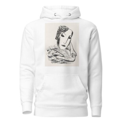 Vrouwenkop met vogel by Leo Gestel Hoodie