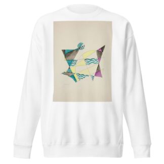 Abstraction Based on Sails, II by David Kakabadzé Sweatshirt