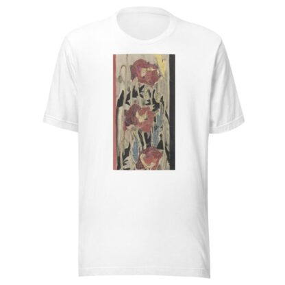 Ontwerp met papavers voor de rand van het wandtapijt Gezicht op de Ponte Vecchio te Florence by Carel Adolph Lion Cachet T-Shirt