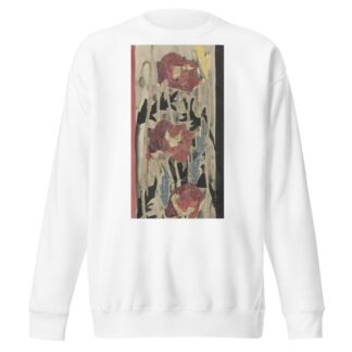 Ontwerp met papavers voor de rand van het wandtapijt Gezicht op de Ponte Vecchio te Florence by Carel Adolph Lion Cachet Sweatshirt