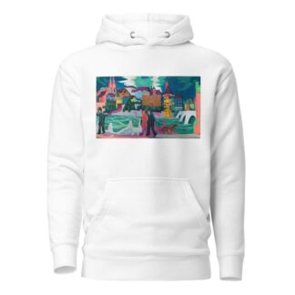 Basel with the Rhine by Ernst Ludwig Kirchner Hoodie