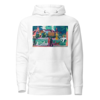 Basel with the Rhine by Ernst Ludwig Kirchner Hoodie