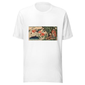 A Modern Prince Genji at Chigogafuchi, Enoshima by Tsukioka Yoshitoshi T-Shirt
