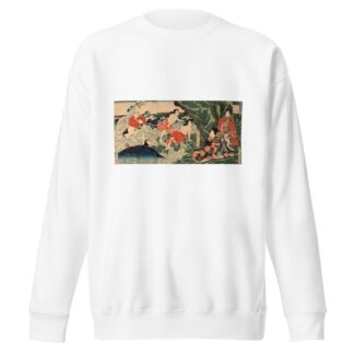 A Modern Prince Genji at Chigogafuchi, Enoshima by Tsukioka Yoshitoshi Sweatshirt