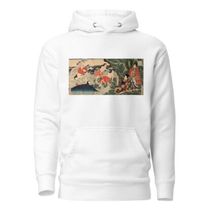 A Modern Prince Genji at Chigogafuchi, Enoshima by Tsukioka Yoshitoshi Hoodie