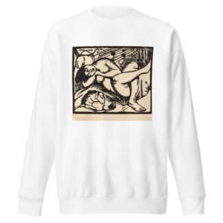 Sleeping Shepherdess by Franz Marc Sweatshirt