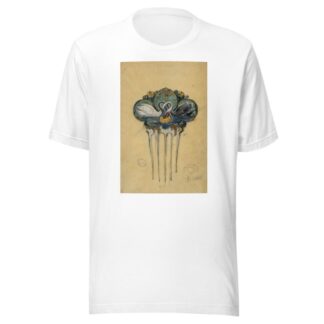 Dessin préparatoire pour un peigne orné de cygnes et de nénuphars by Georges Callot T-Shirt