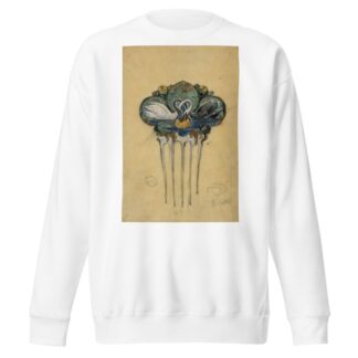 Dessin préparatoire pour un peigne orné de cygnes et de nénuphars by Georges Callot Sweatshirt